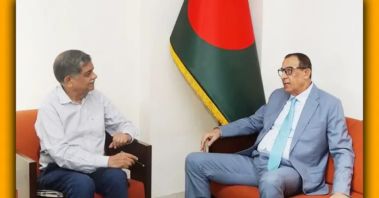 শিক্ষা উপদেষ্টার সঙ্গে ফিলিস্তিনের রাষ্ট্রদূত